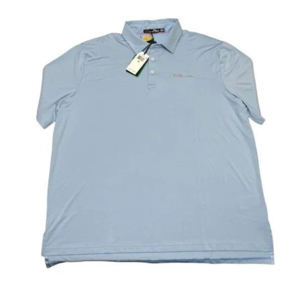 ⛳Ralph Lauren RLX⛳ XL Performance UV Protection Golf Polo Shirt Moisture Wicking - Picture 6 of 7